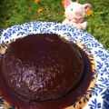 ピンクのこぶた's cooksnap of when they made チョコレートマジックケーキ.
