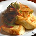 haru*pon's cooksnap of when they made とろりん豆腐★:ﾟ*'しゃきしゃき野菜のきんぴらのせ.