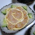 ぱど☆ちょ's cooksnap of when they made 薔薇の巻き寿司＊節分にいかが♪.