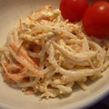 レオン犬's cooksnap of when they made さきいかともやしの胡麻マヨ和え.