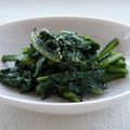 kachimachi's cooksnap of when they made パパッとできる！簡単春菊とかのごま和え.