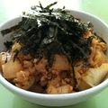 わらいばばあ's cooksnap of when they made アボカドと蓮根の玄米丼.