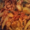 ちゅらキチ's cooksnap of when they made 簡単☆豚ばら肉とセロリのピリ辛炒め.