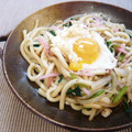 Kenmamac's cooksnap of when they made ♥簡単♥とろたま紅生姜焼うどん♥.