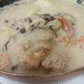 きむきむ姉やん's cooksnap of when they made 白菜と帆立・牡蠣の豆乳鍋.