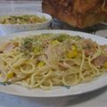 マッハママ's cooksnap of when they made ハムのクリームパスタ.