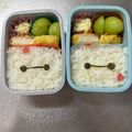 Chaaa_room's cooksnap of when they made 幼稚園お弁当 ベイマックス キャラ弁.