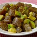おらんでう～たん's cooksnap of when they made こんにゃくとアボカドの柚子胡椒麺つゆ炒め.