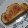 白いカピバラ's cooksnap of when they made はちみつたっぷり♡黒糖苺ジャムトースト.
