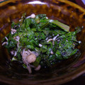 ☆小鳥のパンジー☆'s cooksnap of when they made ＊春菊とエノキのゴマあえ＊.