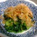 あかまり's cooksnap of when they made モロヘイヤときゅうりと蛸の和え物.