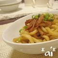 ＊ai＊'s cooksnap of when they made 玉ねぎの焼きうどん.