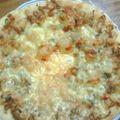 もじゃこ．'s cooksnap of when they made ネギツナ味噌マヨピザ.