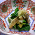 Haru Haru's cooksnap of when they made ほうれん草と焼ききのこのお浸し.