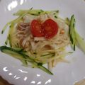 せつみか's cooksnap of when they made 蒸し大根の青じそ・梅風味和え　サラダ.