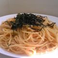 ひとやんちゃん's cooksnap of when they made パサパサにならない！明太子スパゲティ.