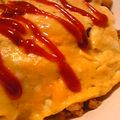 きゃめ・∀・♪'s cooksnap of when they made 母の味☆牛ひき肉たっぷりのオムライス☆.