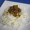 chizu-k's cooksnap of when they made 白菜の芯の辛味和え.