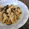 ポチペチ's cooksnap of when they made 鶏肉としめじのピリ辛中華和え.
