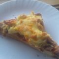 mizukitty's cooksnap of when they made 残ったポテトサラダで☆ピザトースト！.