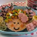 マッハママ's cooksnap of when they made 節分☆キャラ弁？クレイジー頭の小鬼ちゃん.