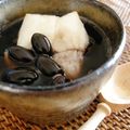 cafe0305's cooksnap of when they made レンジで黒豆がおしるこに！！.