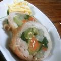 おちょめこ's cooksnap of when they made 生焼け無し！鶏野菜巻き.