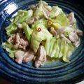 料理おぼえるぞー's cooksnap of when they made 鶏肉のキャベツ味噌炒め.