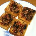 ううちママ's cooksnap of when they made お好み焼き味～な、お揚げ焼き.