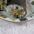 miyuki12's cooksnap of when they made 一本で３本味わう恵方巻き.
