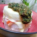 まきといん's cooksnap of when they made ＊かにかまと大根のとろ〜りミルフィーユ＊.