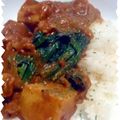 arippy's cooksnap of when they made ほうれん草と豚肉のトマトカレー.