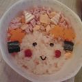 時花菜's cooksnap of when they made 節分☆キャラ弁？クレイジー頭の小鬼ちゃん.