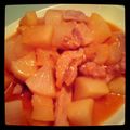 Ｅ－１０'s cooksnap of when they made 大根と豚ロースの韓国風★味噌煮.