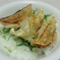 Mike929's cooksnap of when they made ✿残った餃子のしそ丼✿.