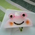 ＊sanacchi＊'s cooksnap of when they made お弁当に♪かまぼこカエル君☆キャラ弁.