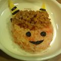 よっこみぃ's cooksnap of when they made 節分に♪　離乳食&幼児食　赤鬼ご飯.