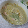 miyuki12's cooksnap of when they made おさかなのソーセージのカレークリーム煮.