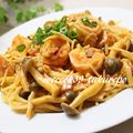 weeeek39's cooksnap of when they made エビのトマトクリームパスタ.