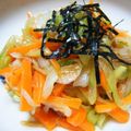 うめもどき's cooksnap of when they made ねぎと人参のなめ茸あえ.