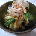 ♡REI♡'s cooksnap of when they made おくらと山芋のわさポン和え*ﾟ.