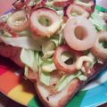 ★ひいらぎ★'s cooksnap of when they made 春キャベツとちくわのテリマヨトースト♪.