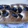 チヒナコ's cooksnap of when they made ホッとケーキミックスで紅茶とプルーンのガレット風ケーキ.