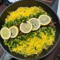 M130018's cooksnap of when they made フライパンで簡単☆山口名物 瓦そば！.