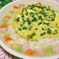 ayureo's cooksnap of when they made §ラーメンスープde天津飯§.