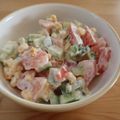 Nekozame's cooksnap of when they made カラフル☆簡単　我が家のばあばサラダ.