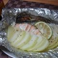 kobari's cooksnap of when they made バタポンで☆玉ねぎたっぷり鮭のホイル蒸し.