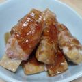 Lene's cooksnap of when they made ＠テンペの肉巻き和風焼き＠.