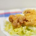 にわとりかあさん's cooksnap of when they made 鶏からオニオンマリネの白菜サラダ　.