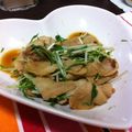 ponsyuke♪'s cooksnap of when they made 豚と水菜の醤油酢炒めレモン汁を添えて.